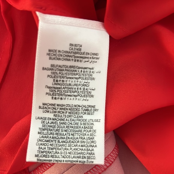 BCBGMaxAzria NWT dress Clare Mini in Red Berry color size 6 - Picture 15 of 16